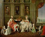 Wenceslaus Werlin GroBherzog Leopold mit seiner Familie Germany oil painting artist